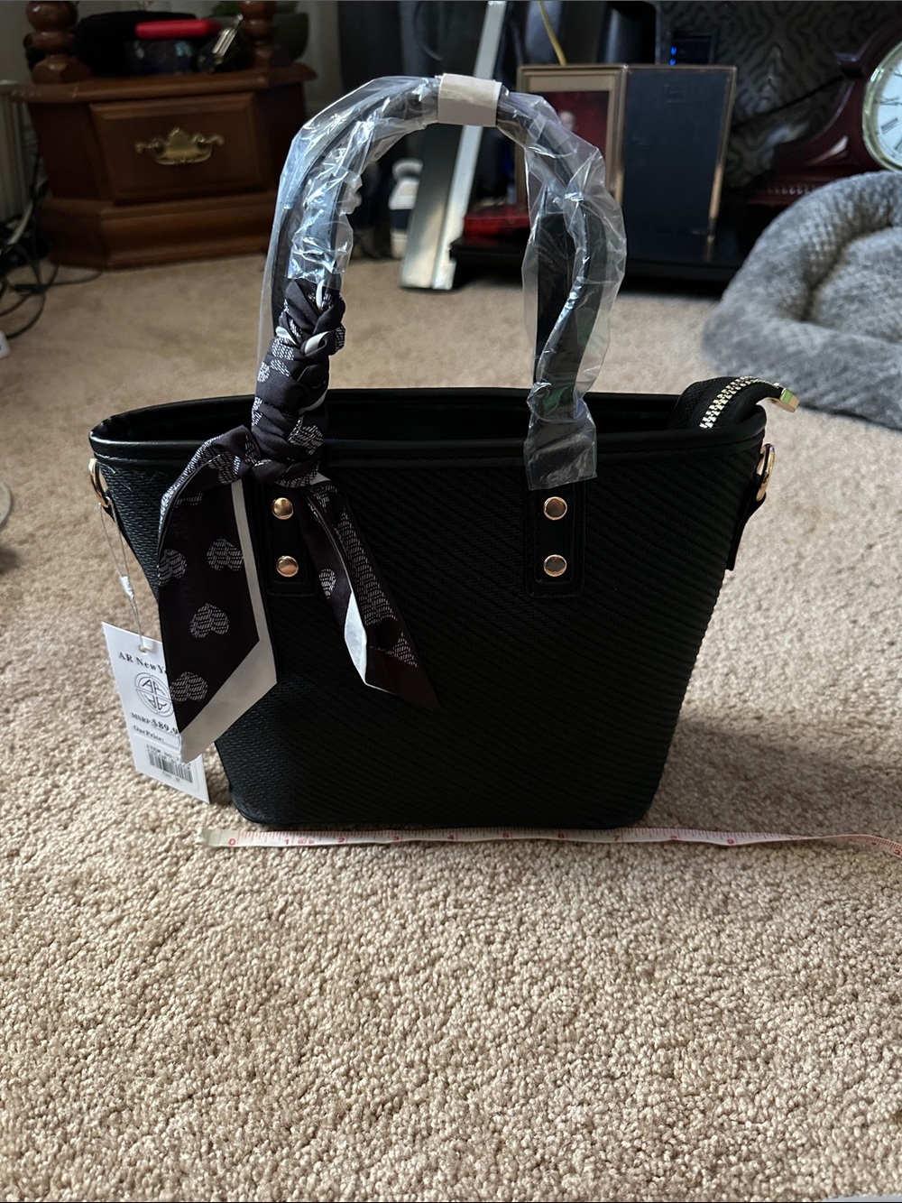 Small black tote